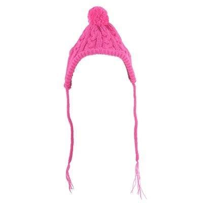 Pink Toboggan Dog Hat