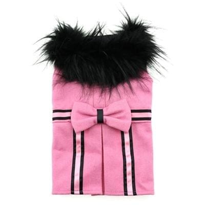 Pink Wool Classic Coat Dog Harness