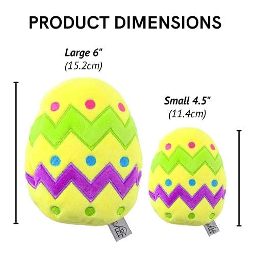 Plush Easter Egg Dog Toy