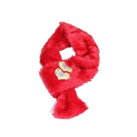Plush Heart Scarf for Pets