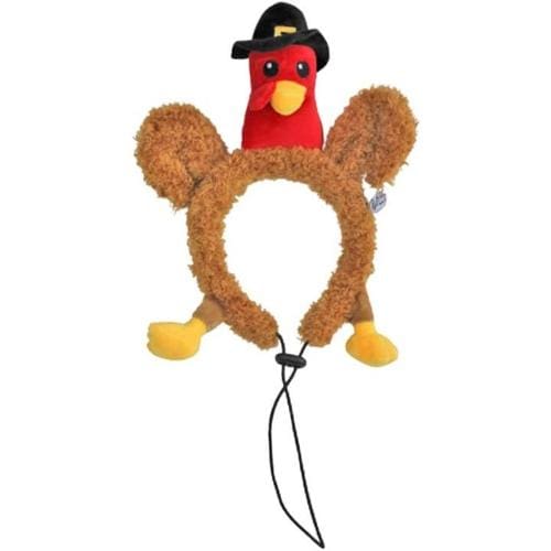 Plush Pilgrim Turkey Thanksgiving Headband