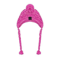 Thumbnail for Polar Pom Knit Dog Hat - Pink