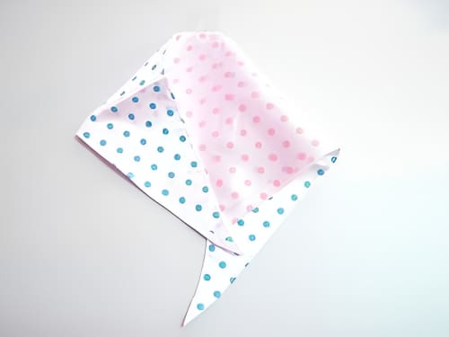 Polka Dot Reversible Dog Bandana