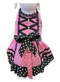 Thumbnail for Polka Pink Harness Dress w/Leash