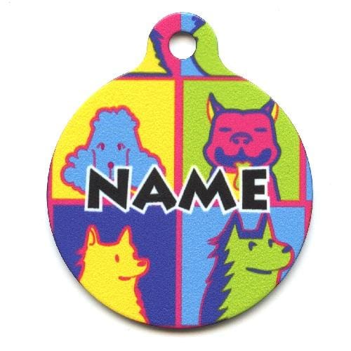 Pop Art Pet Tag