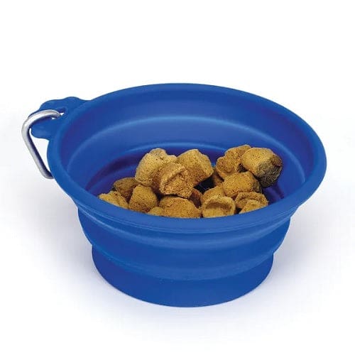 Pop Up Travel Dog Bowl - Blue