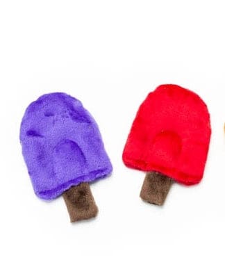 Popsicle Plush Dog Toy