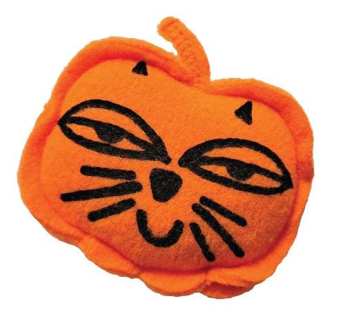 Pounce the Pumpkin Kitty Toy