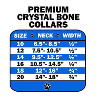 Thumbnail for Premium Crystal Bone Dog Collar