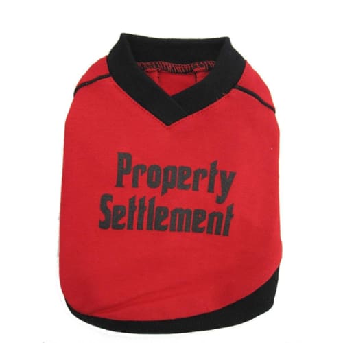 Property Settlement Dog Shirt