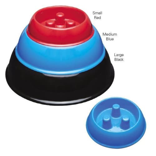 ProSelect Plastic Slow Feeder Dog Bowl