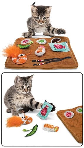 Pull - A - Partz Sushi Cat Mat
