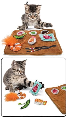 Pull-A-Partz Sushi Cat Mat
