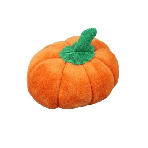 Pumpkin Squeaky Dog Toy