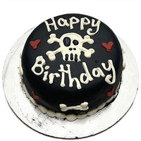 Thumbnail for Punk Rock Skull Dog Birthday Cake