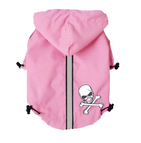 Pupagonia Pink Skull Dog Parka