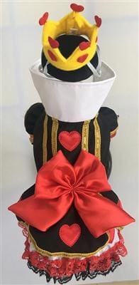 Queen of Hearts Big Bow Dog Dress
