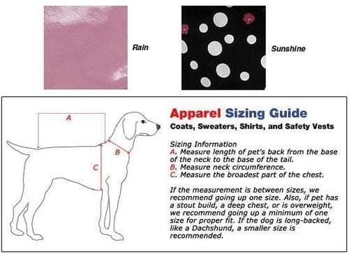 Rain and Shine Reversible Dog Coat
