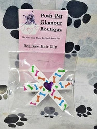 Thumbnail for Rainbow Bone Dog Hair Barrette