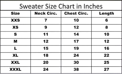 Red Rudolph Dog Sweater