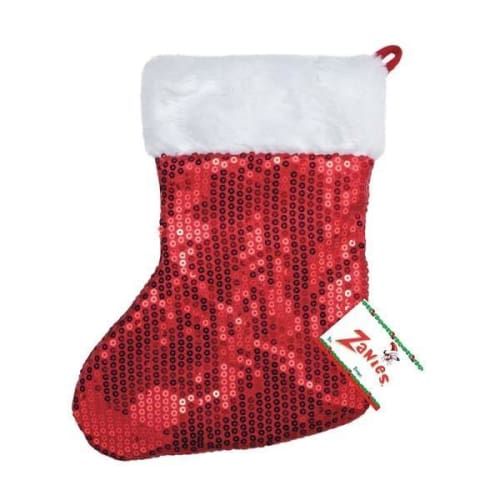 Red Sequin Christmas Stockings