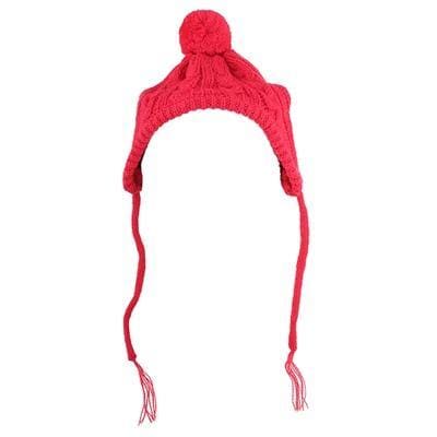 Red Toboggan Dog Hat