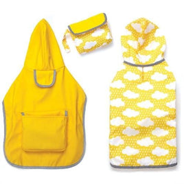 Reversible Pocket Raincoat - Yellow