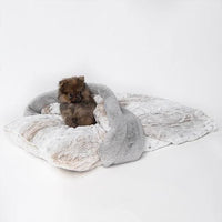 Thumbnail for Ritz Hideaway - Pearl Leopard Dog Bed