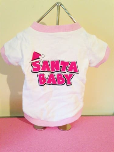 Santa Baby Dog Shirt