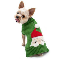 Thumbnail for Santa Face Dog Sweater