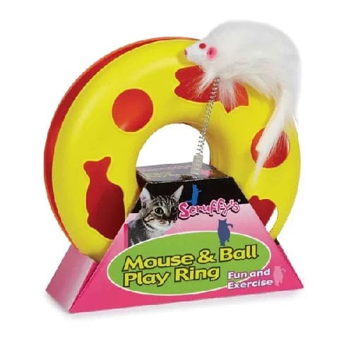 Scruffys Mouse Ball Play Ring for Cats
