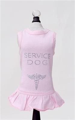 Service Dog Dress Pink