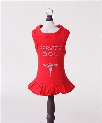 Service Dog Dress - Red