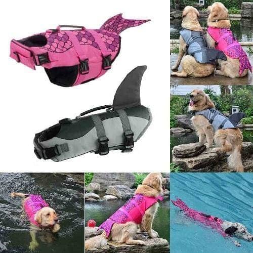 Shark Style Dog Life Vest
