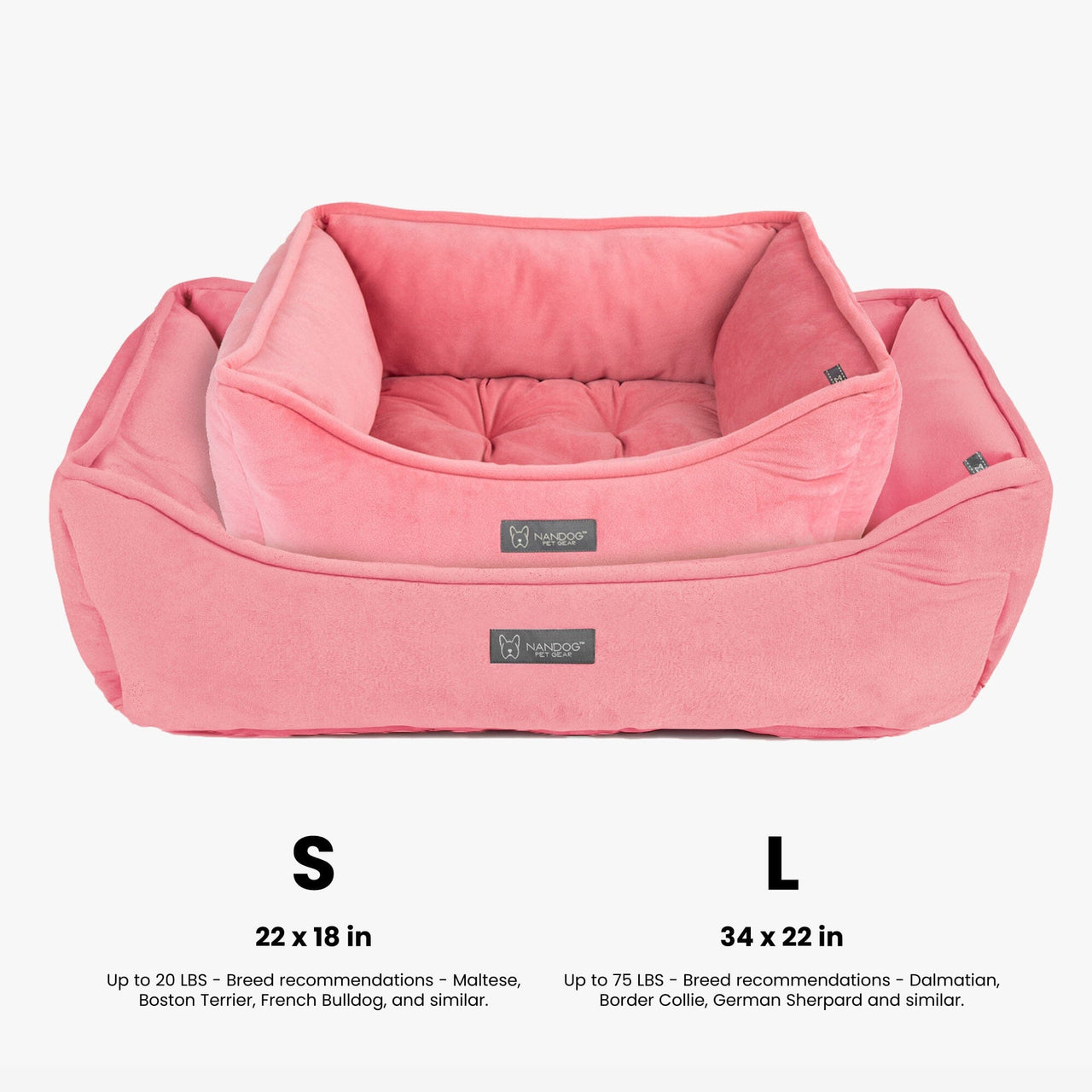 Signature Bed in Electric Pink