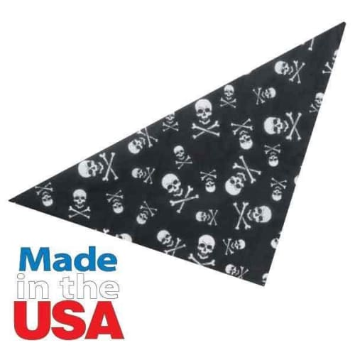 Skulls and Crossbones Dog Bandana