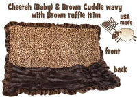 Thumbnail for Sleepy Time Cuddle Blanket-Cheetah Print & Brown
