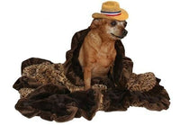 Thumbnail for Sleepy Time Cuddle Dog Blanket - Cheetah Print & Brown