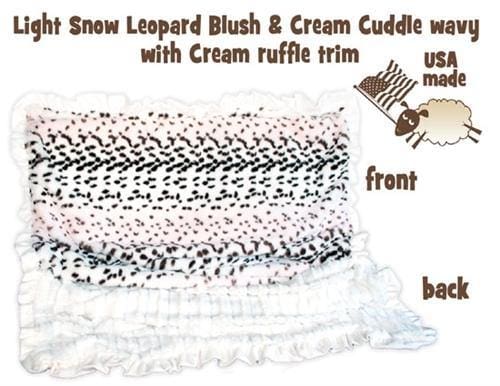 Sleepy Time Cuddle Dog Blanket - Light Leopard Blush