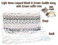Thumbnail for Sleepy Time Cuddle Dog Blanket - Light Leopard Blush