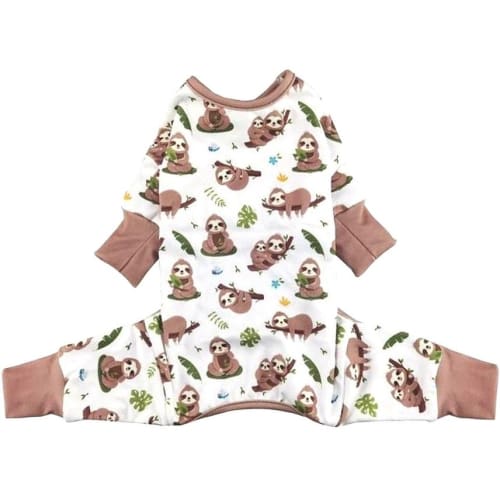 Sloth Dog Pajamas
