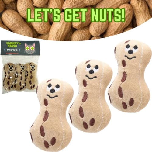 Smokey’s Stash Catnip Filled Peanuts