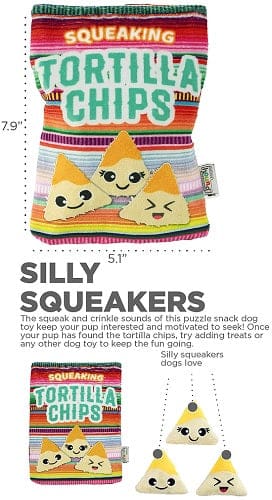 Snack Bag Puzzle Dog Toy - Tortilla Chips