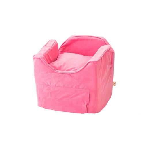 Snoozer Dog Car Seat with Storage Tray (PINK)