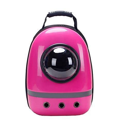 Space Pet Carrier Backpack - Hot Pink