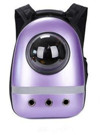 Thumbnail for Space Pet Carrier Backpack - Purple
