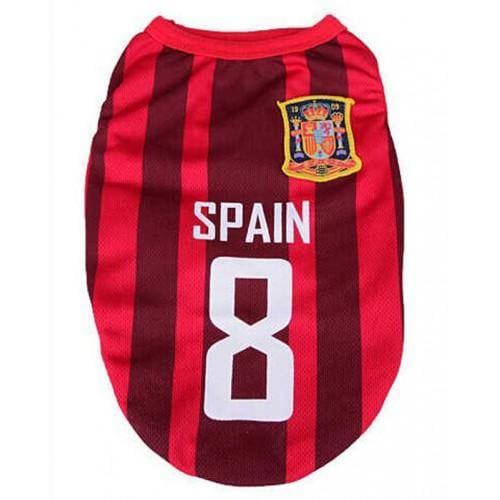 Spain World Cup Soccer Dog Shirt