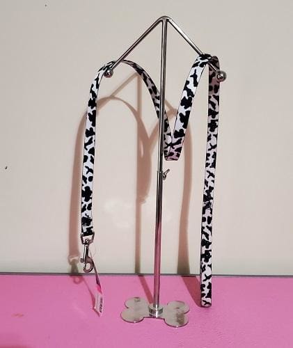 Sparkle Print Dog Lead - Cow