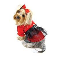 Thumbnail for Sparkling Red Dog Dress