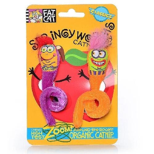 Springy Worms Catnip Toys